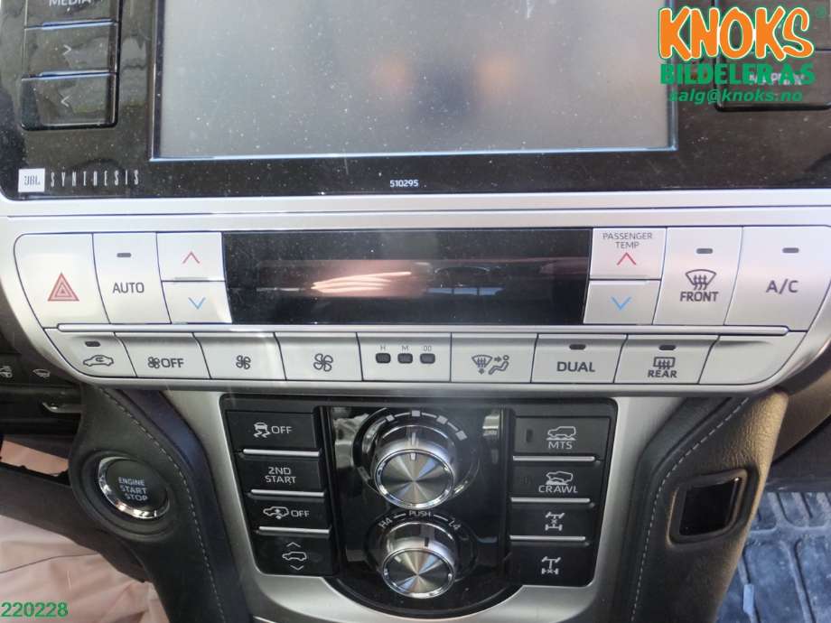 Toyota Land Cruiser 150 2014-->> (Fase 2) , Motorkode: 1GD-FTV, Girkassekode: AC60F