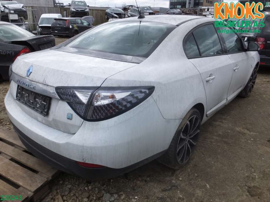 Renault Fluence Z.E 2011-2014 , Motorkode: 5AM40, Girkassekode: RW1