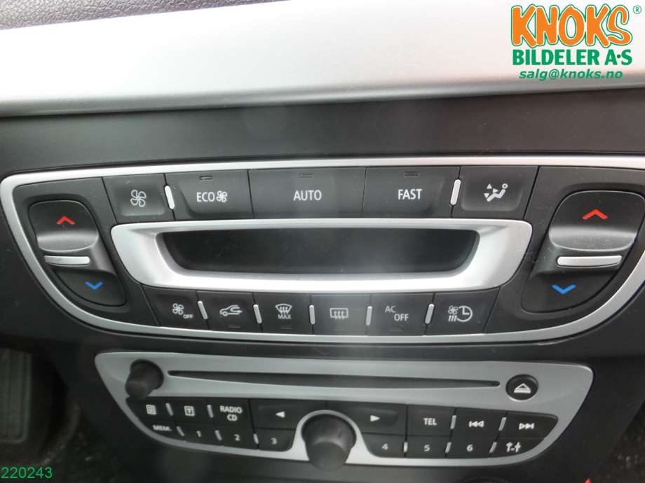 Renault Fluence Z.E 2011-2014 , Motorkode: 5AM40, Girkassekode: RW1