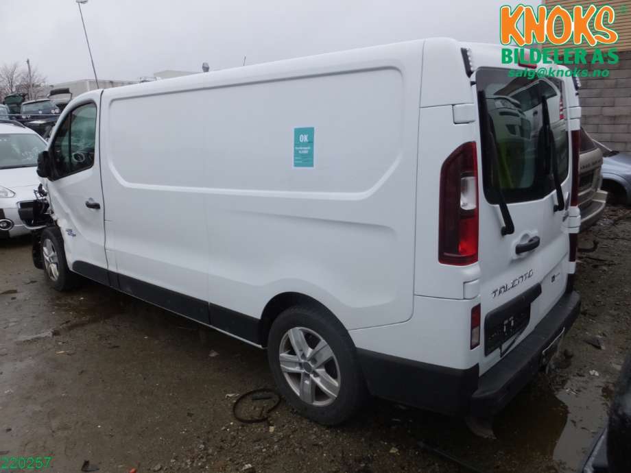 Fiat Talento 2016-->> , Motorkode: R9M 452, Girkassekode: 