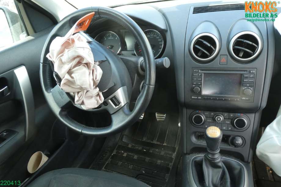Nissan Qashqai 2010-2014 (Type I, Fase 2) , Motorkode: K9K, Girkassekode: 