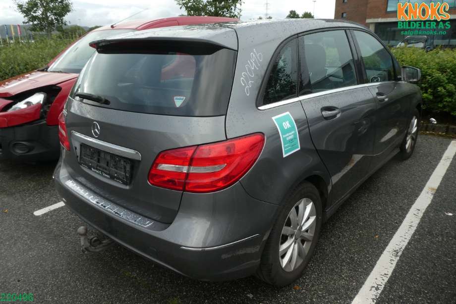 Mercedes B-Klasse 2011-2018 (W246) (W246), Motorkode: M270.910, Girkassekode: 724.002