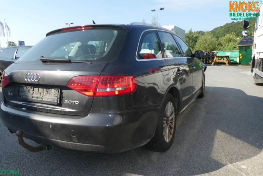 Audi A4 2007-2014 (Type IV) (B8) (B8), Motorkode: CAGC, Girkassekode: LLM