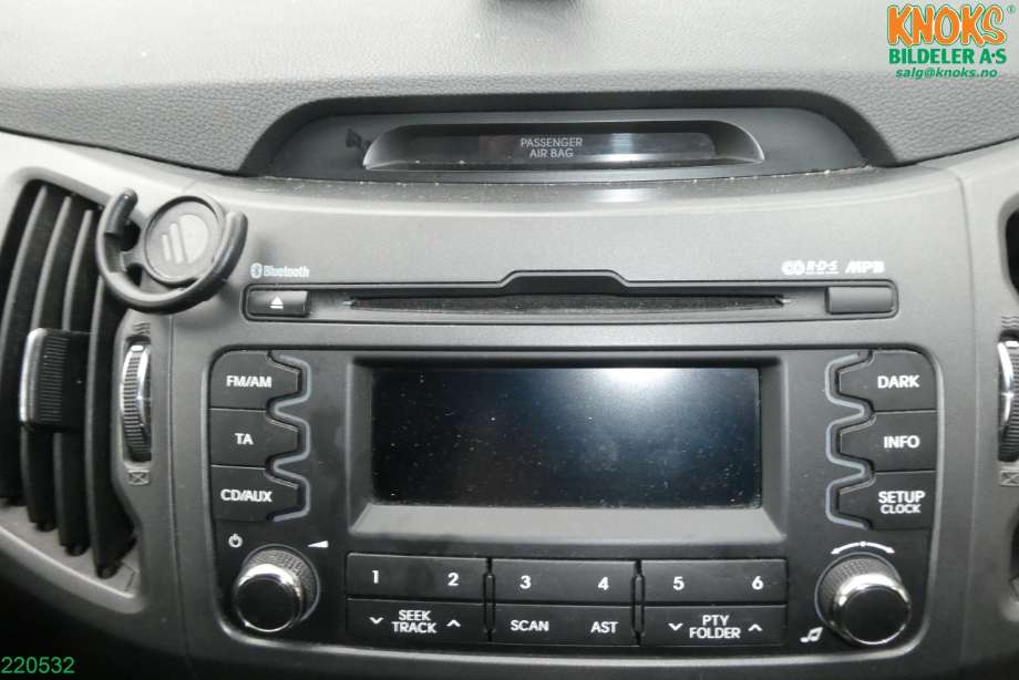 Kia Sportage 2010-2016 (Type III) , Motorkode: D4FD, Girkassekode: 7
