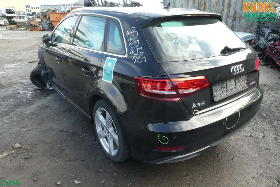 Audi A3 2016-2020 (Type III, Fase 2) , Motorkode: CUKB;CXUA, Girkassekode: SBZ