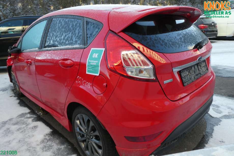 Ford Fiesta 2013-2017 (Type VI, Fase 2) , Motorkode: SFJA;SFJB, Girkassekode: B5/1B5
