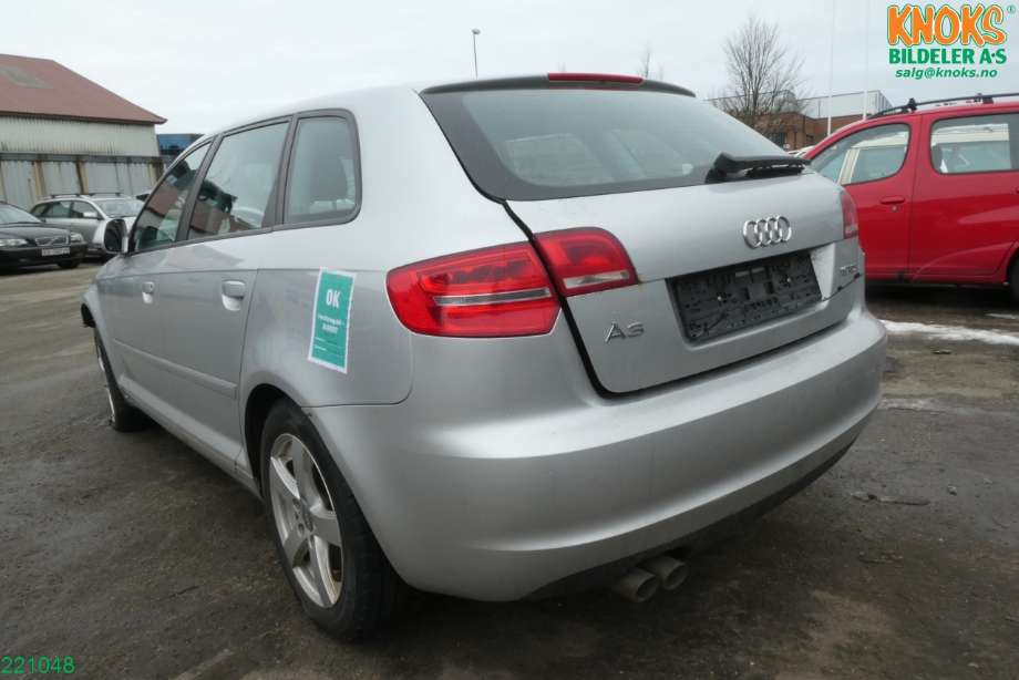 Audi A3 2009-2012 (Type II, Fase 2) , Motorkode: BLS, Girkassekode: