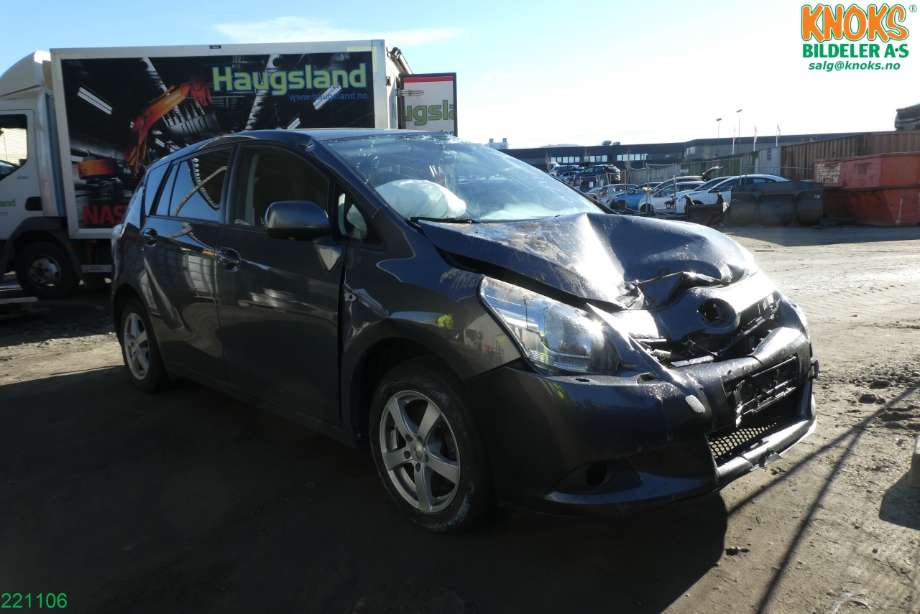 Toyota Verso 2009-2016 (Type III) , Motorkode: 1AD-FTV, Girkassekode: 