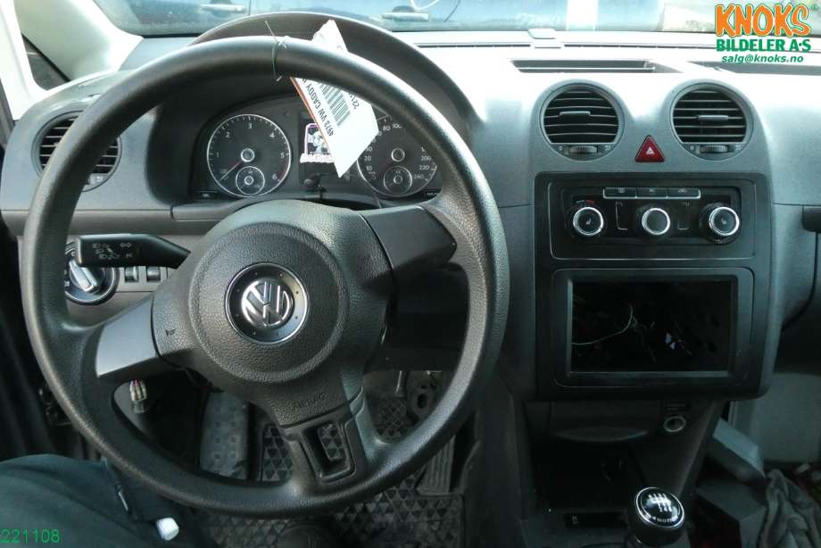 VW Caddy 2010-2015 (Type III, Fase 2) , Motorkode: CFHF, Girkassekode: LNN