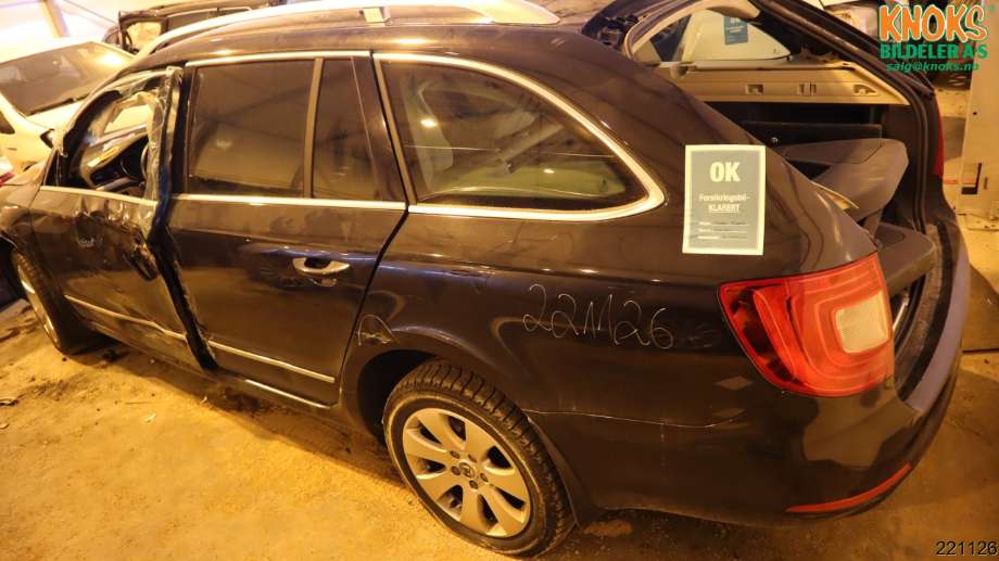 Škoda Superb 2008-2015 (Type II) , Motorkode: CFFB, Girkassekode:
