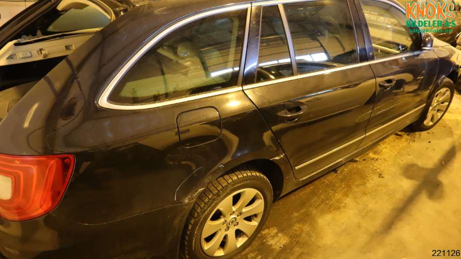 Škoda Superb 2008-2015 (Type II) , Motorkode: CFFB, Girkassekode: