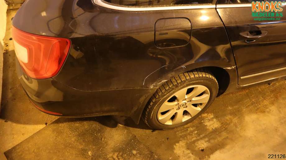 Škoda Superb 2008-2015 (Type II) , Motorkode: CFFB, Girkassekode: