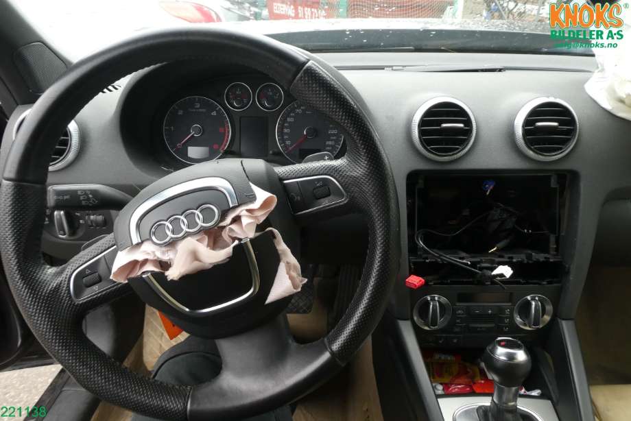 Audi A3 2009-2012 (Type II, Fase 2) , Motorkode: CBAB;CFFB, Girkassekode: 