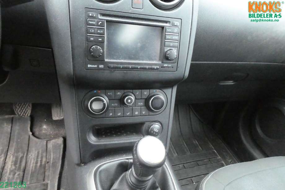Nissan Qashqai 2010-2014 (Type I, Fase 2) , Motorkode: K9K, Girkassekode: 