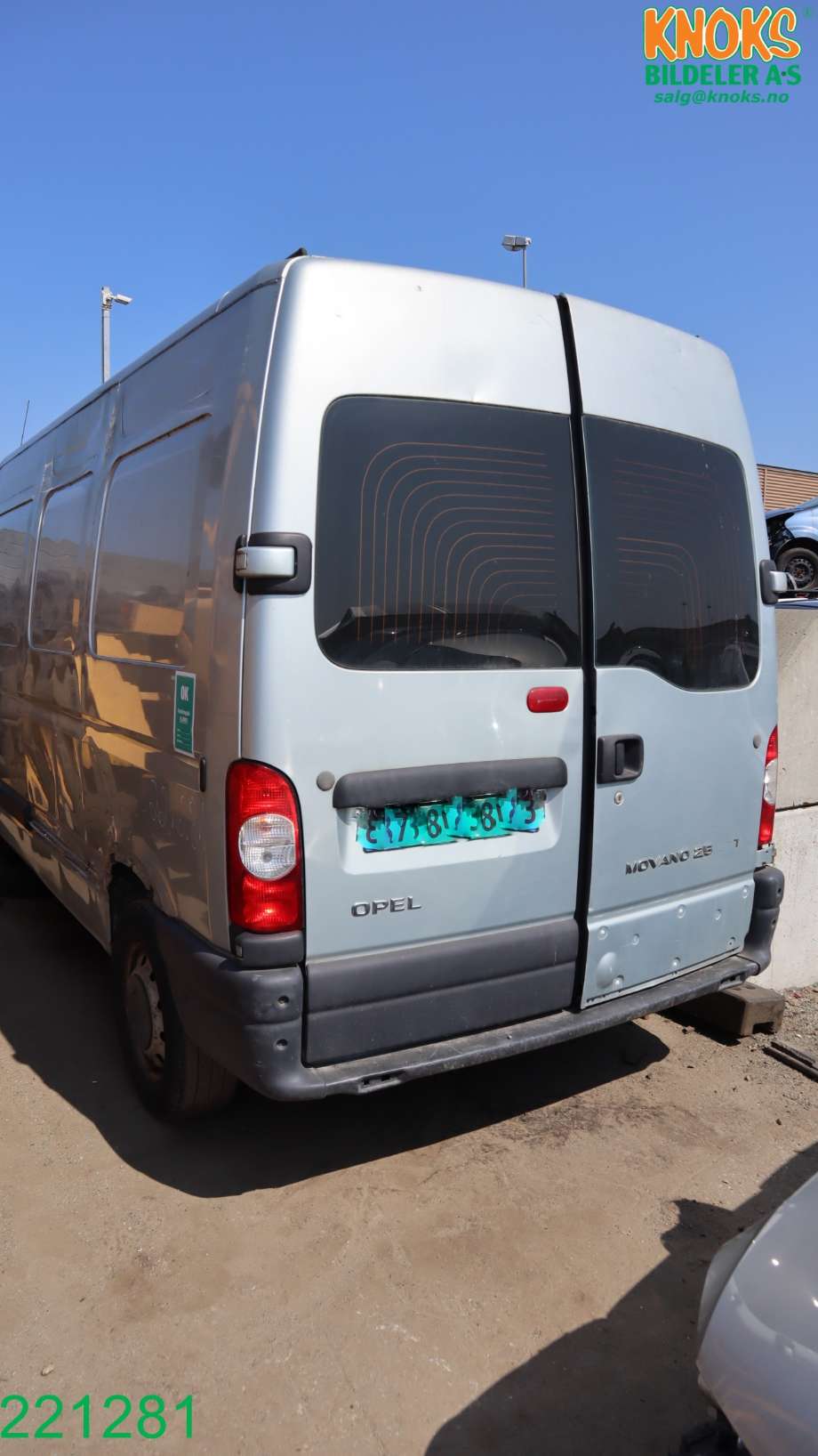 Opel Movano 1999-2010 , Motorkode: G9U-632;G9U-650, Girkassekode: 