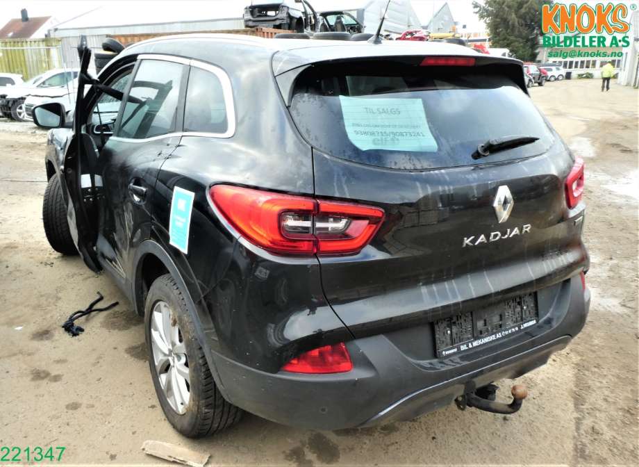 Renault Kadjar 2015-->> , Motorkode: K9K-647, Girkassekode: 