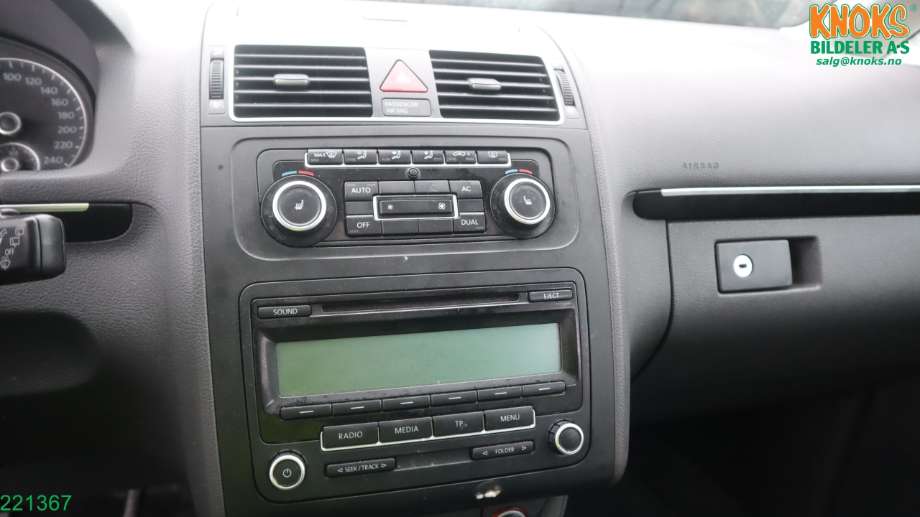 VW Touran 2010-2015 (Type I, Fase 3) , Motorkode: CAYC, Girkassekode: