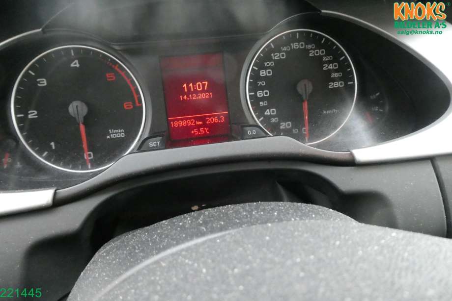 Audi A4 2007-2014 (Type IV) (B8) (B8), Motorkode: CAGA, Girkassekode: LLQ