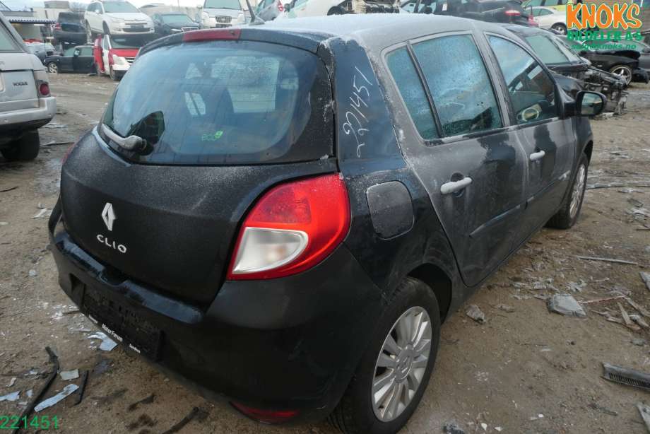 Renault Clio 2009-2012 (Type III, Fase 2) , Motorkode: K9K-768, Girkassekode: JH3