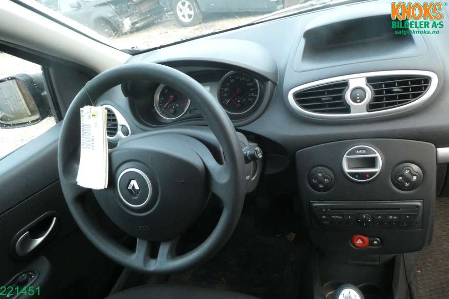 Renault Clio 2009-2012 (Type III, Fase 2) , Motorkode: K9K-768, Girkassekode: JH3