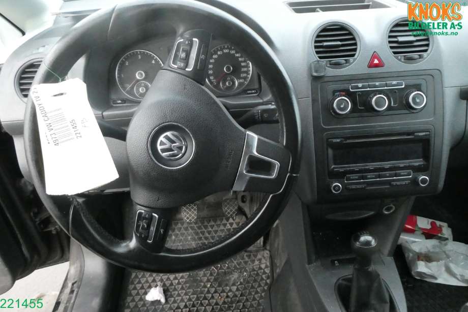 VW Caddy 2010-2015 (Type III, Fase 2) , Motorkode: CAYE, Girkassekode: LZY