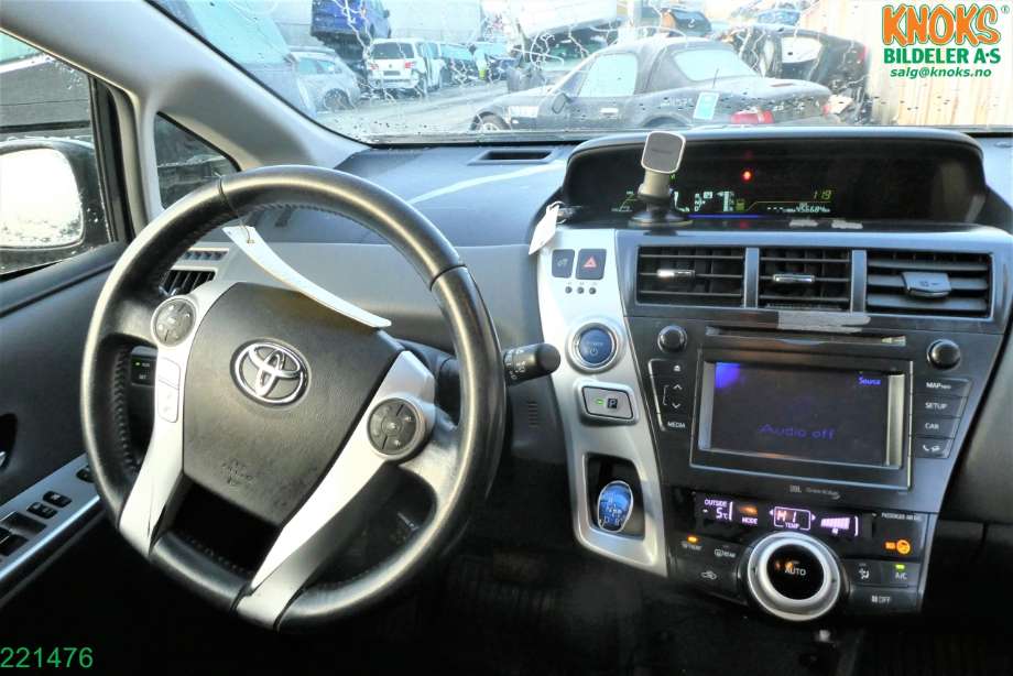 Toyota Prius +7 2012-2020 (Type III) (stasjonsvogn) (stasjonsvogn), Motorkode: 2ZR-FXE, Girkassekode: P410