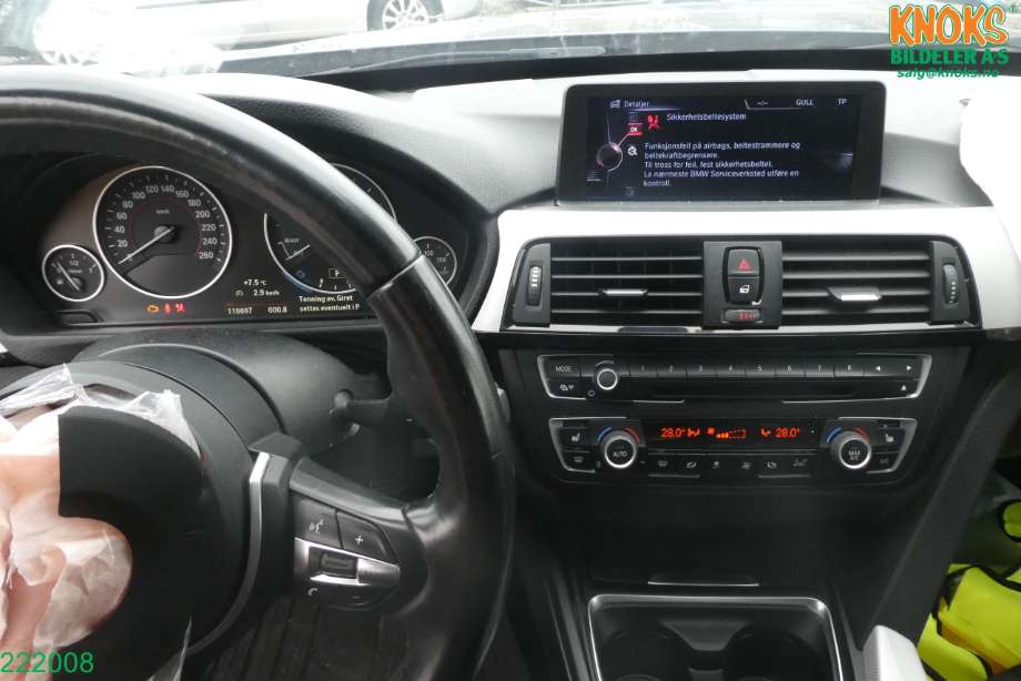 BMW 3-Serie 2012-2018 (F30/F31/F34) (F30/F31/F34), Motorkode: N47-D20C, Girkassekode: GA8HP45Z