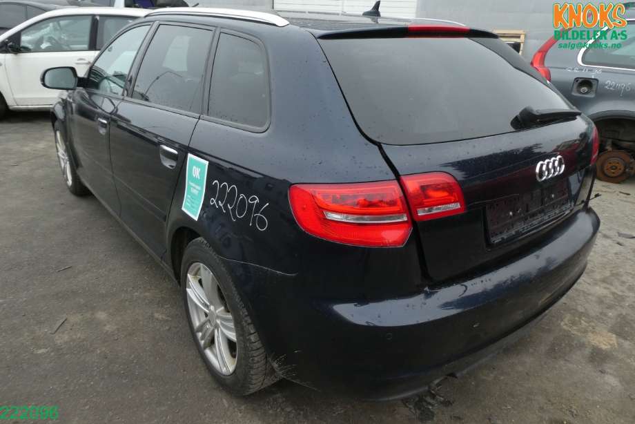 Audi A3 2009-2012 (Type II, Fase 2) , Motorkode: CAYC, Girkassekode: MLE