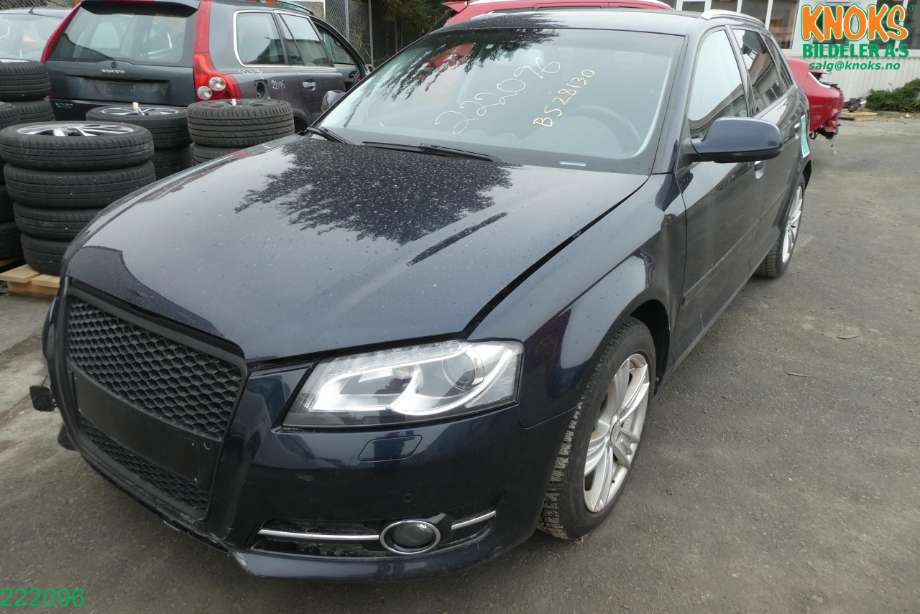 Audi A3 2009-2012 (Type II, Fase 2) , Motorkode: CAYC, Girkassekode: MLE