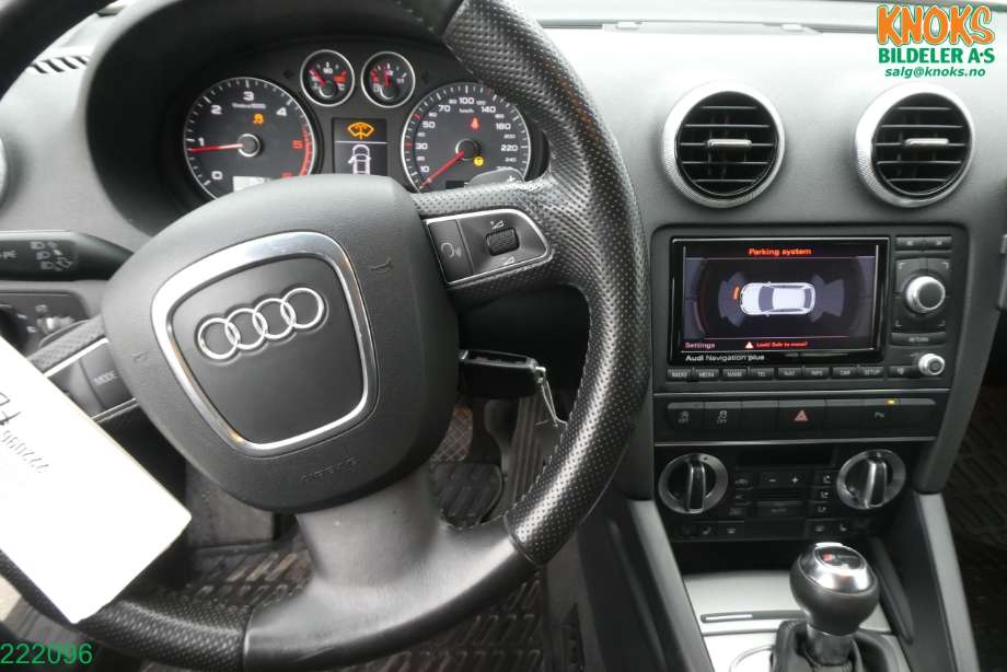 Audi A3 2009-2012 (Type II, Fase 2) , Motorkode: CAYC, Girkassekode: MLE