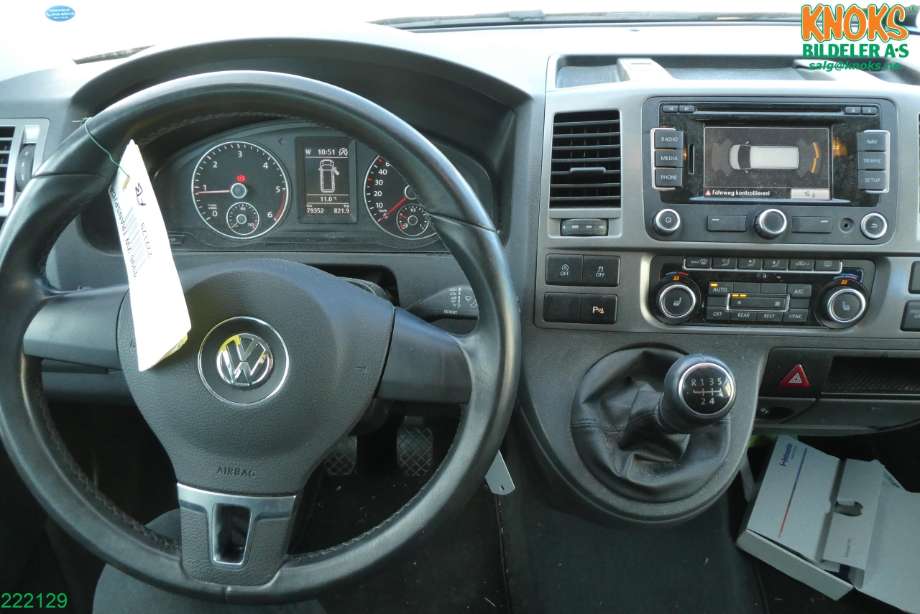 VW Transporter / Caravelle 2009-2015 (Fase 2) (T5) (T5), Motorkode: CAAD, Girkassekode: PCB