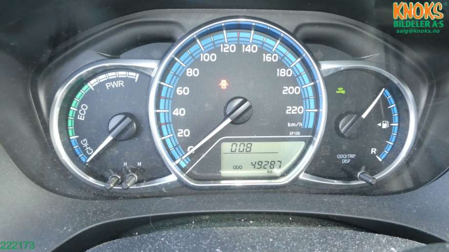 Toyota Yaris 2014-2020 (Type III, Fase 2) , Motorkode: 1NZ-FXE, Girkassekode: P510