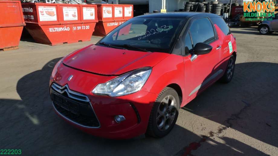 Citroën DS3 2010-2019 , Motorkode: 9HR, Girkassekode: 