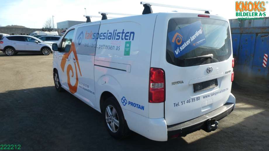 Toyota Proace 2016-->> (Type II) , Motorkode: 4WZ-FTV, Girkassekode: 