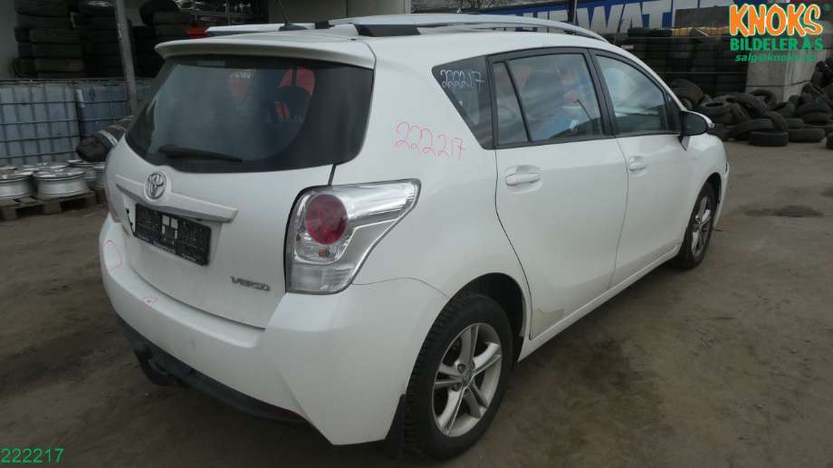 Toyota Verso 2009-2016 (Type III) , Motorkode: 1AD-FTV, Girkassekode: EA65