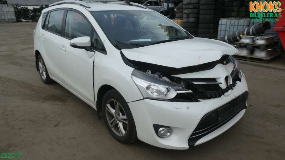 Toyota Verso 2009-2016 (Type III) , Motorkode: 1AD-FTV, Girkassekode: EA65