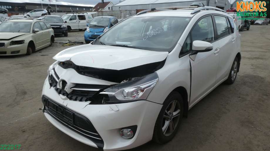 Toyota Verso 2009-2016 (Type III) , Motorkode: 1AD-FTV, Girkassekode: EA65