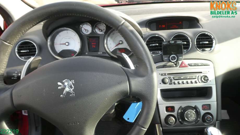 Peugeot 308 2011-2013 (Type I, Fase 2) , Motorkode: 9HR, Girkassekode: 