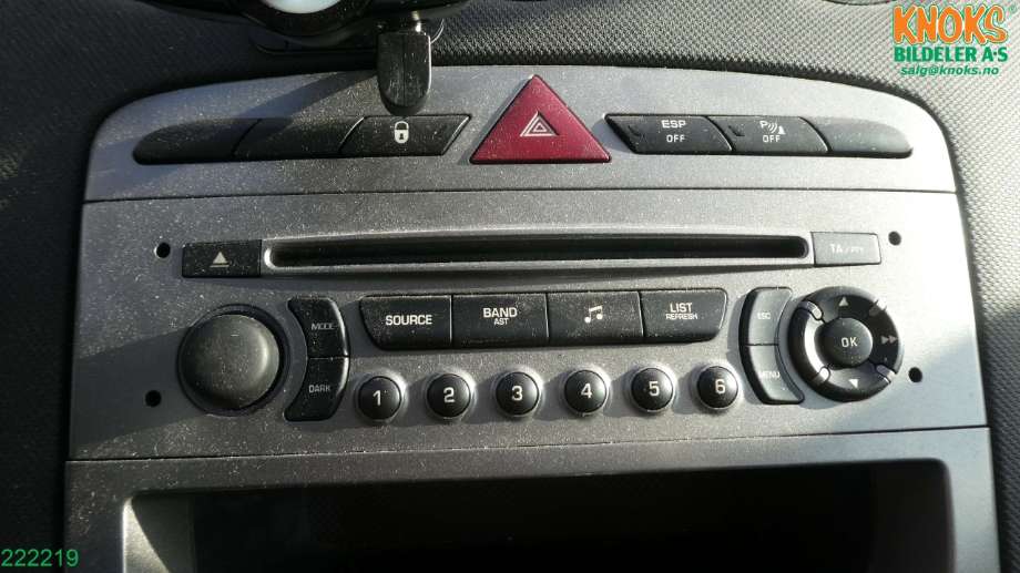 Peugeot 308 2011-2013 (Type I, Fase 2) , Motorkode: 9HR, Girkassekode: 