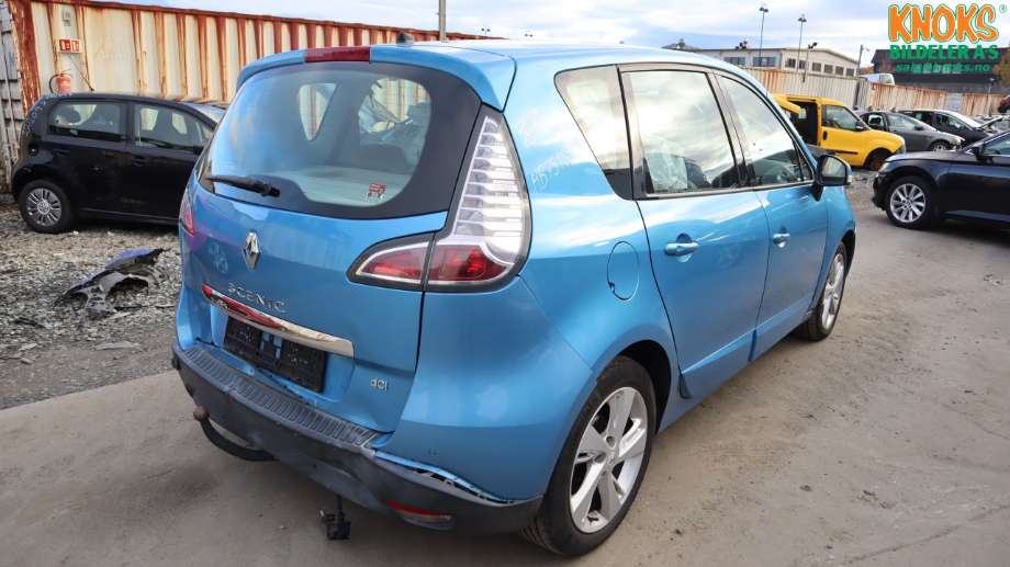 Renault Scenic 2009-2016 (Type III) , Motorkode: K9K-836;K9K-837, Girkassekode: DC4