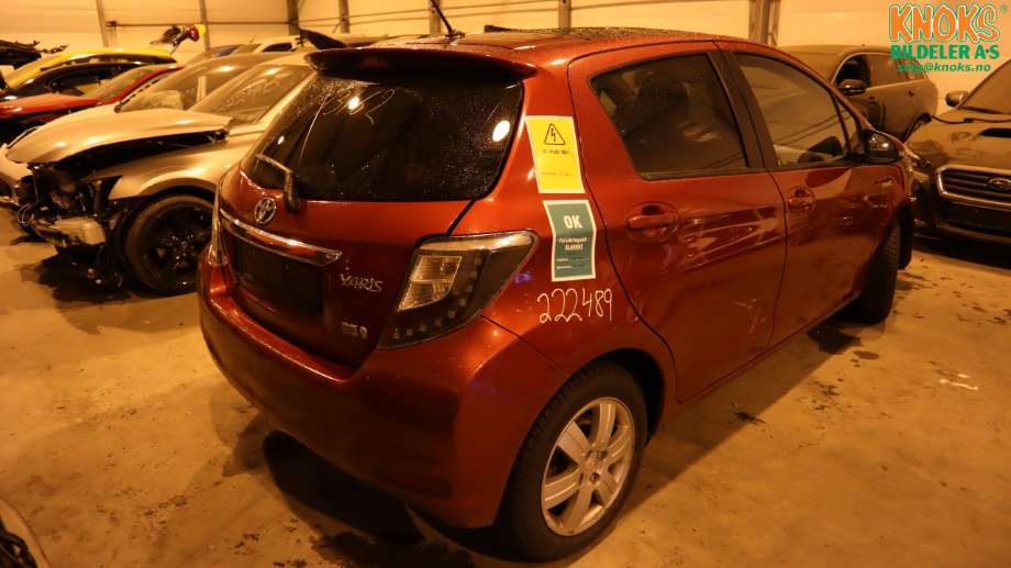 Toyota Yaris 2012-2014 (Type III, Fase 1) , Motorkode: 1NZ-FXE, Girkassekode: P510