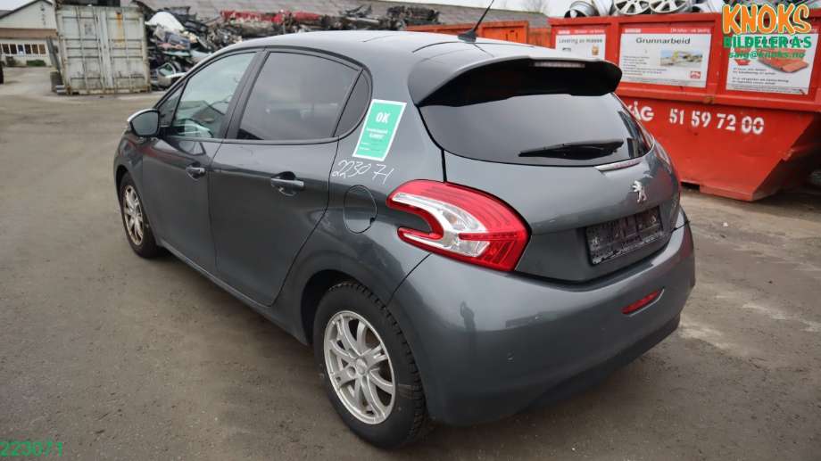 Peugeot 208 2012-2019 (Type I) , Motorkode: HMZ, Girkassekode: 