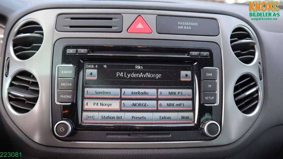 VW Tiguan 2007-2011 (Type I, Fase 1) , Motorkode: CBAB, Girkassekode: JBG