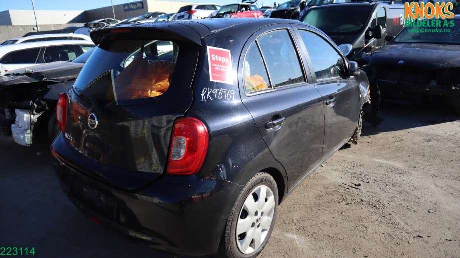 Nissan Micra 2011-2017 (K13) (K13), Motorkode: HR12DE, Girkassekode: