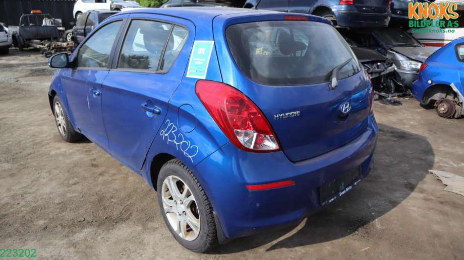 Hyundai i20 2009-2014 (Type I) , Motorkode: G4LA, Girkassekode: J
