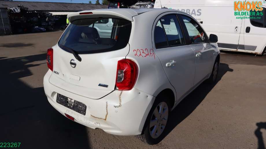 Nissan Micra 2011-2017 (K13) (K13), Motorkode: HR12DDR, Girkassekode: 
