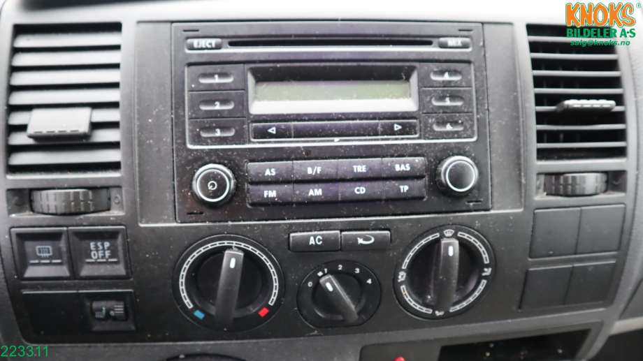 VW Transporter / Caravelle 2003-2009 (Fase 1) (T5) (T5), Motorkode: AXB, Girkassekode: JQT