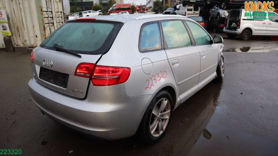 Audi A3 2009-2012 (Type II, Fase 2) , Motorkode: CAYC, Girkassekode: LUB