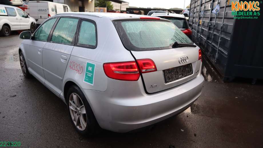 Audi A3 2009-2012 (Type II, Fase 2) , Motorkode: CAYC, Girkassekode: LUB