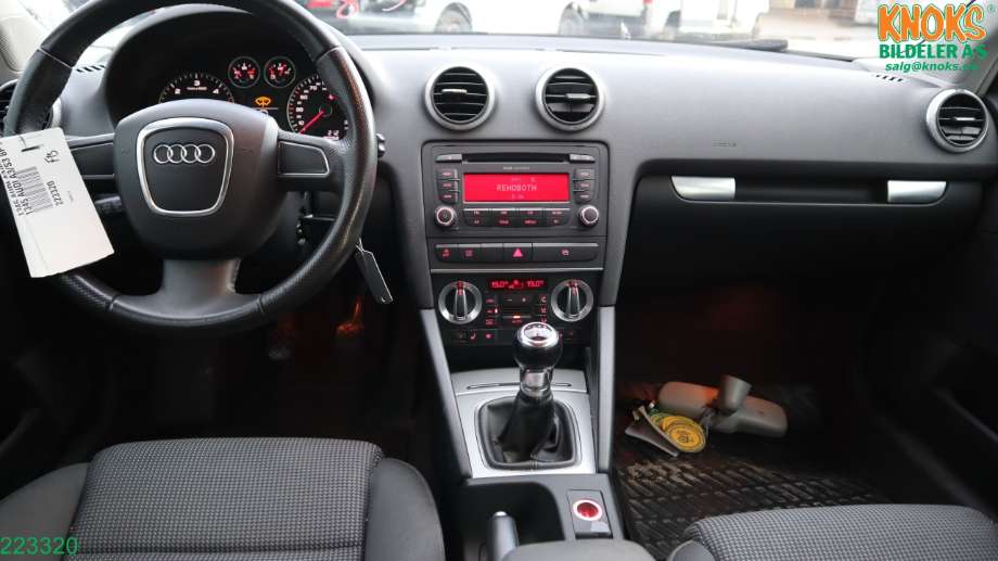Audi A3 2009-2012 (Type II, Fase 2) , Motorkode: CAYC, Girkassekode: LUB